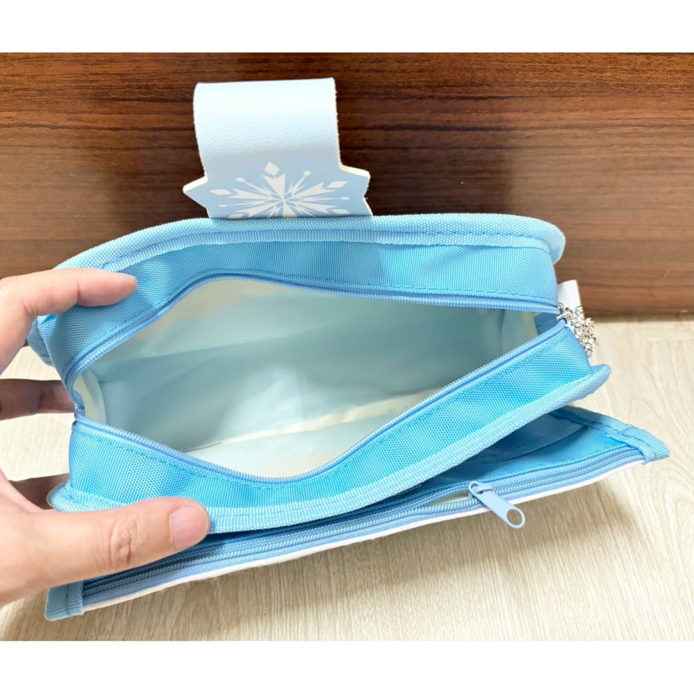 正版雷標 迪士尼 冰雪奇緣 筆袋 收納包-細節圖2