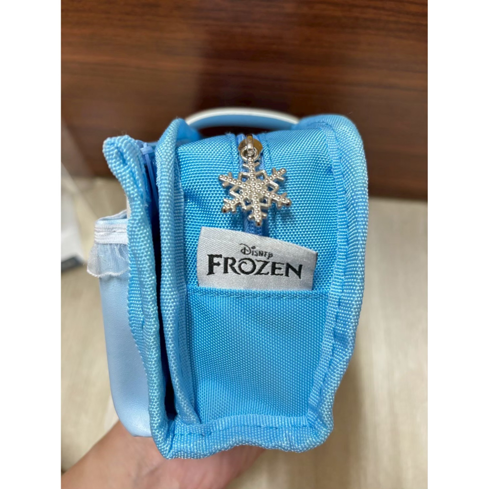 正版雷標 迪士尼 冰雪奇緣 筆袋 收納包-細節圖4