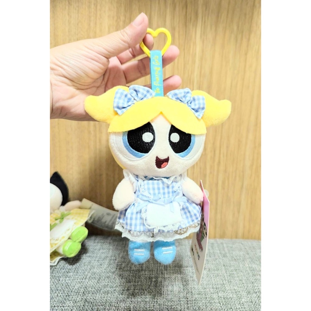 正版雷標 飛天小女警 蘿莉塔風格 毛絨娃娃掛飾 吊飾-細節圖2