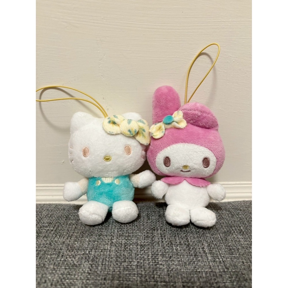 日本景品 三麗鷗 美樂蒂 凱蒂貓kitty 娃娃吊飾-細節圖2