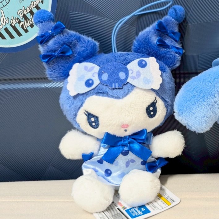 日本景品 三麗鷗 酷洛米 美樂蒂 娃娃吊飾-規格圖1