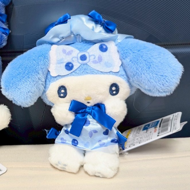 日本景品 三麗鷗 酷洛米 美樂蒂 娃娃吊飾-規格圖1