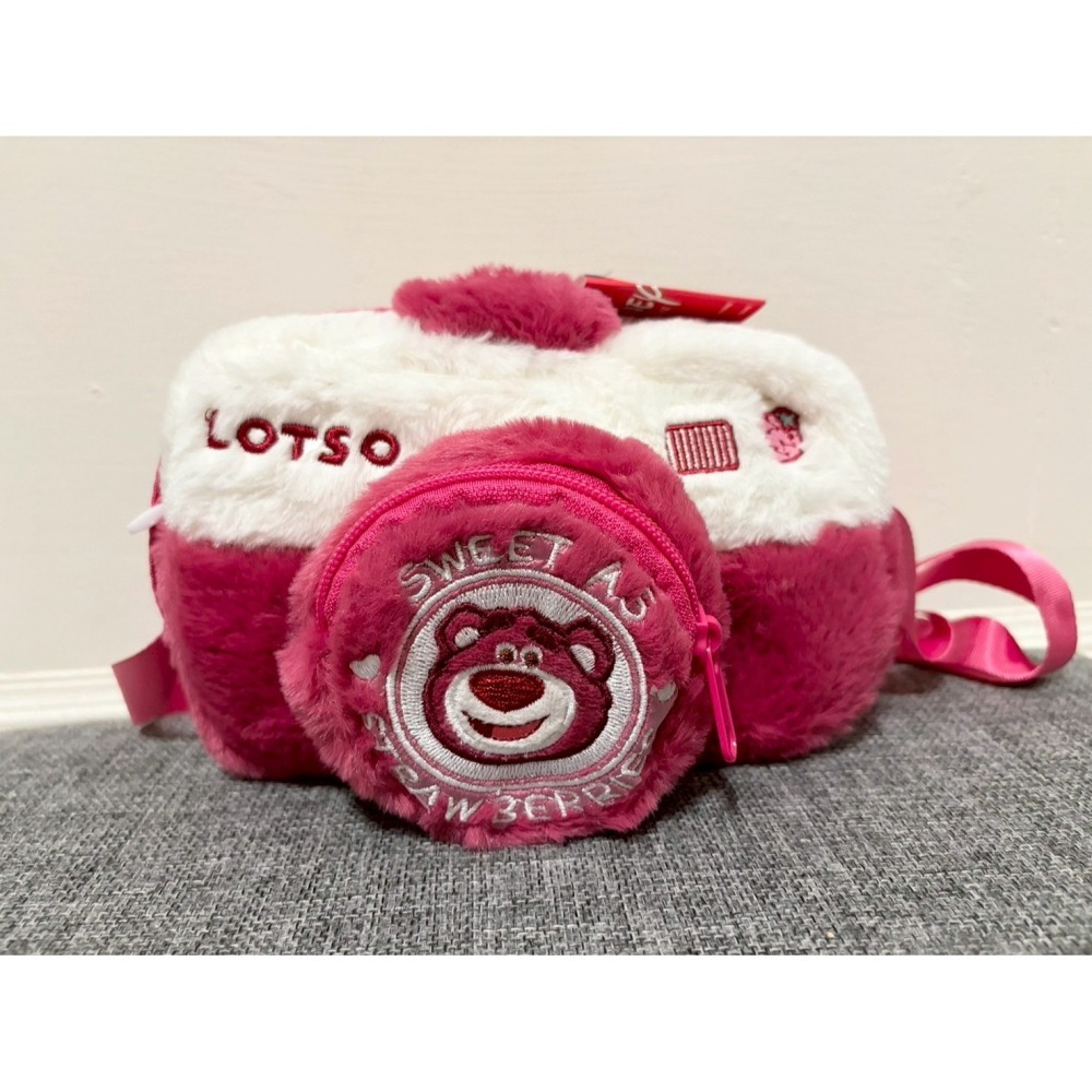 正版雷標 熊抱哥 相機造型斜背包-細節圖2