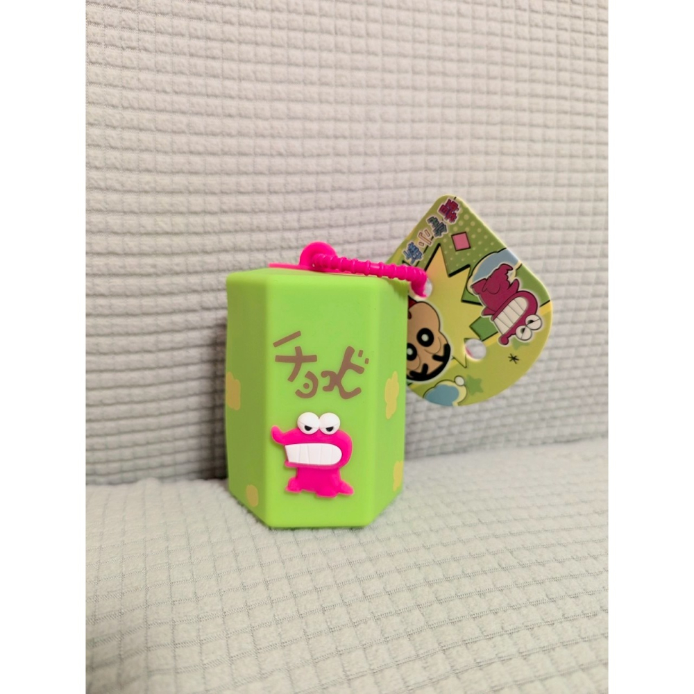 正版雷標 蠟筆小新 矽膠零錢包吊飾-細節圖3