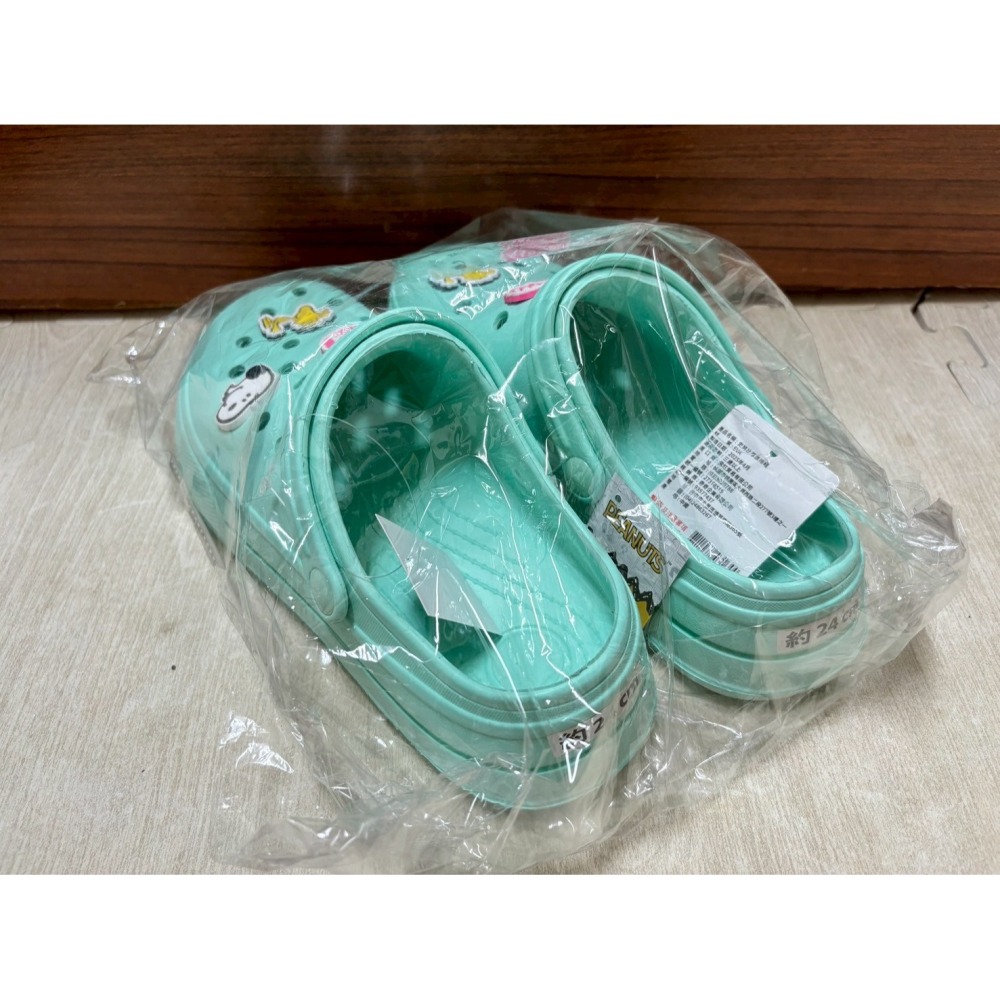 正版雷標 史努比 snoopy 洞洞拖鞋-細節圖4