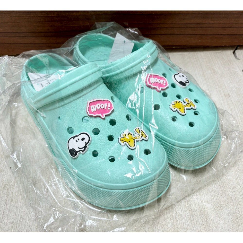 正版雷標 史努比 snoopy 洞洞拖鞋-規格圖5
