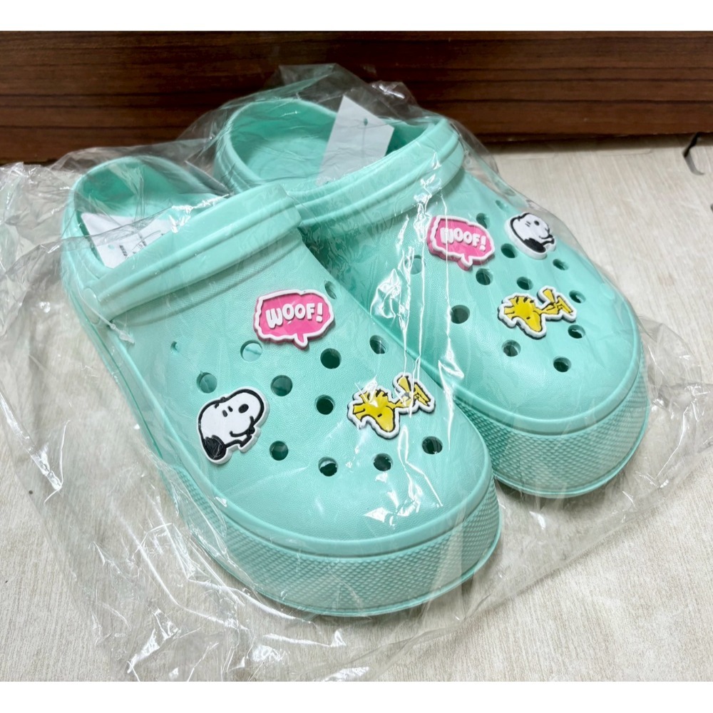 正版雷標 史努比 snoopy 洞洞拖鞋-規格圖5