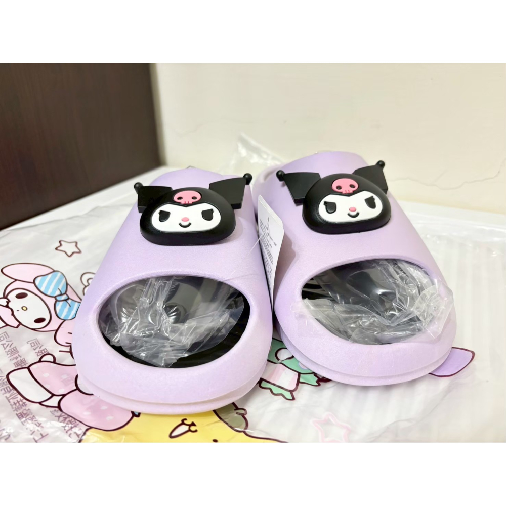 正版雷標 三麗鷗 酷洛米 拖鞋 室內拖鞋-細節圖2