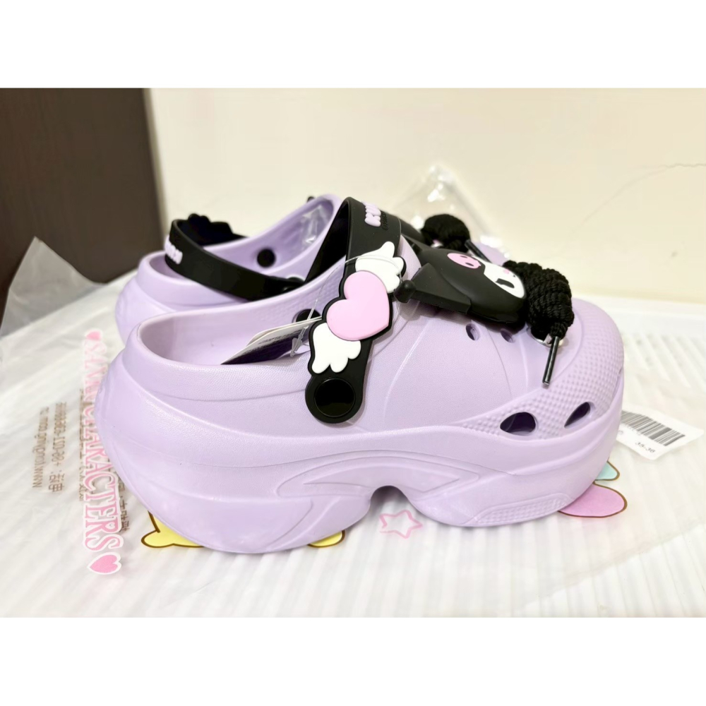 正版雷標 三麗鷗 酷洛米 kitty凱蒂貓 涼拖鞋 洞洞鞋-細節圖3