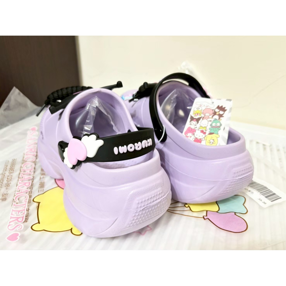 正版雷標 三麗鷗 酷洛米 kitty凱蒂貓 涼拖鞋 洞洞鞋-細節圖4