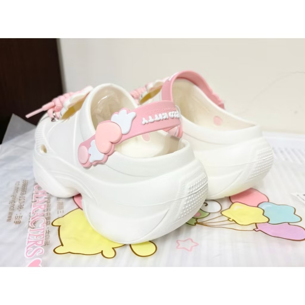 正版雷標 三麗鷗 酷洛米 kitty凱蒂貓 涼拖鞋 洞洞鞋-細節圖7