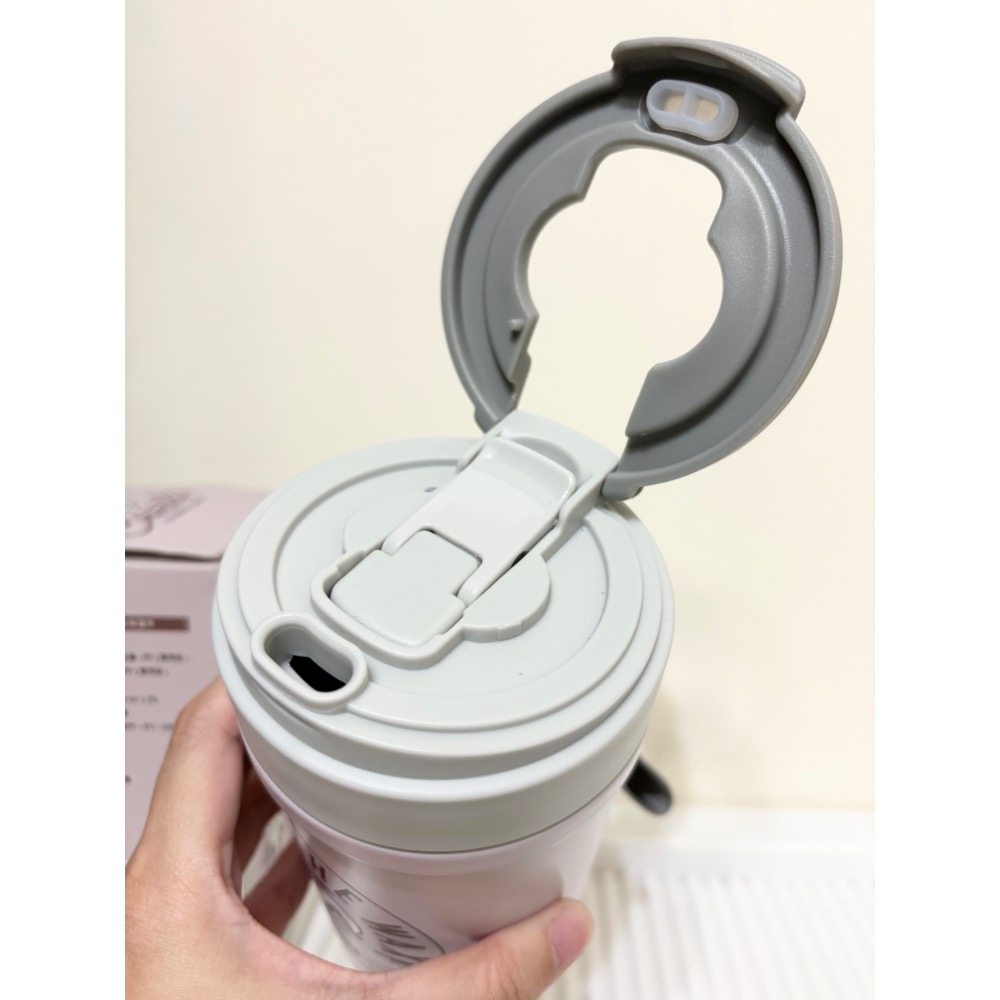 史努比 snoopy 復古理髮廳隨行雙飲真空保溫杯-細節圖2