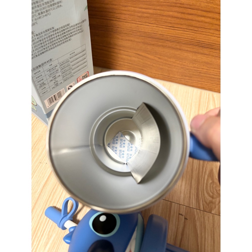 正版雷標 迪士尼 史迪奇創意卡通可愛316不銹鋼吸管保溫冷水壺 大容量吸管保溫冷水壺-細節圖3