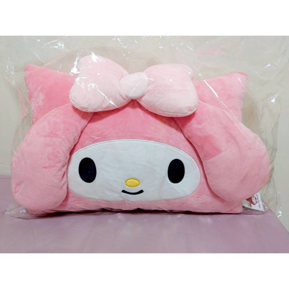 正版雷標 三麗鷗 大耳狗 美樂蒂 布丁狗 15吋長枕 抱枕 靠枕-細節圖3