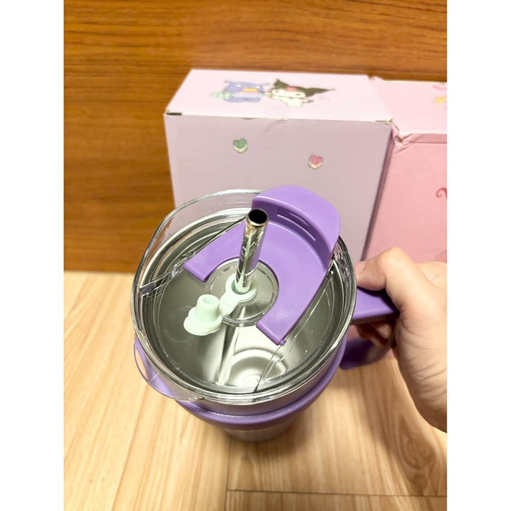 正版雷標 三麗鷗 手提冰壩杯 手把冰壩杯 900ml 304不鏽鋼 保溫杯-細節圖5