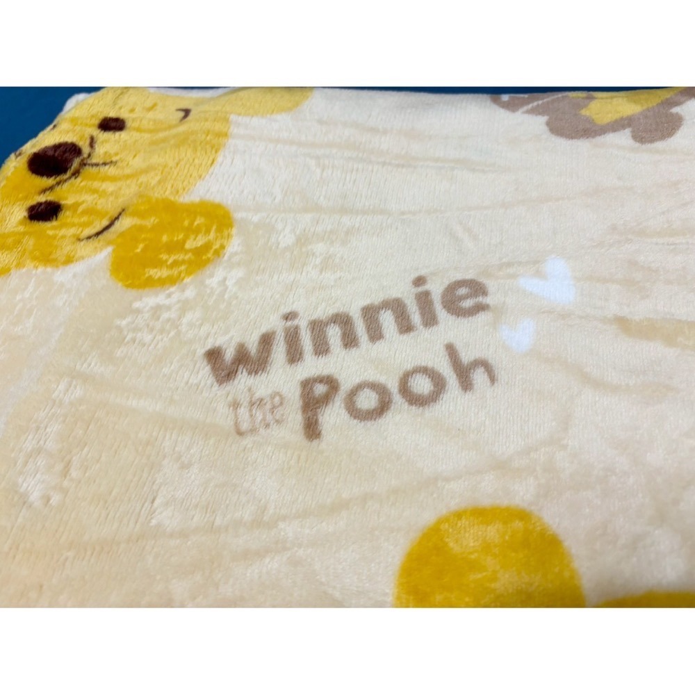 正版授權 迪士尼 熊抱哥 小熊維尼 黛西 加大空調毯 法蘭絨毯200x150cm-細節圖4