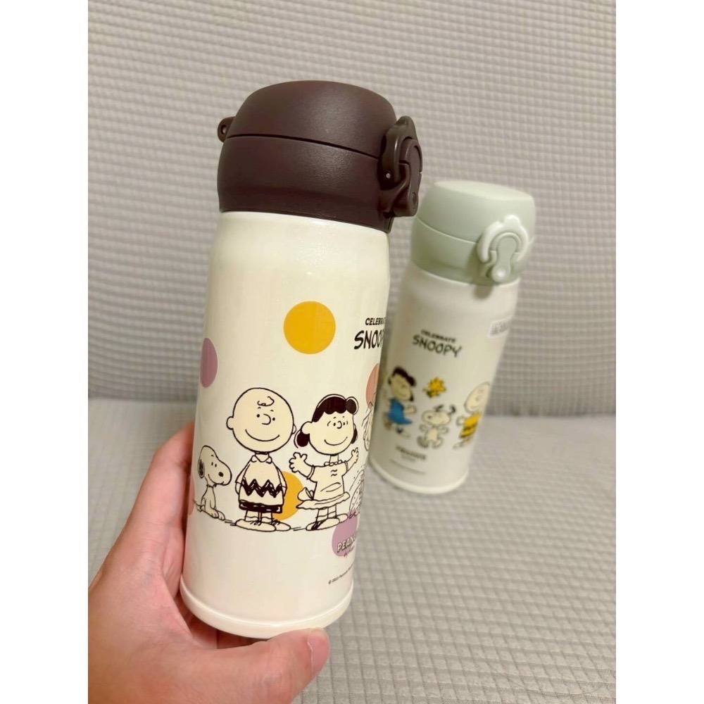 正版雷標 史努比 snoopy 不鏽鋼保溫瓶320ml-細節圖2