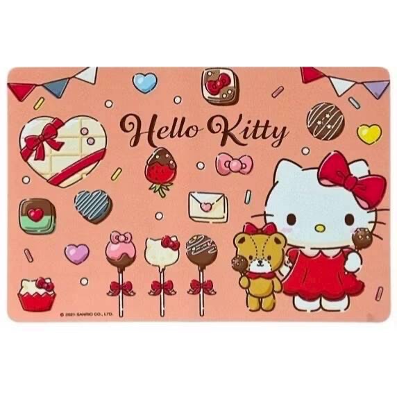 正版授權 三麗鷗 kitty 凱蒂貓 漢頓 多功能萬用墊 滑鼠墊 腳踏墊-細節圖4