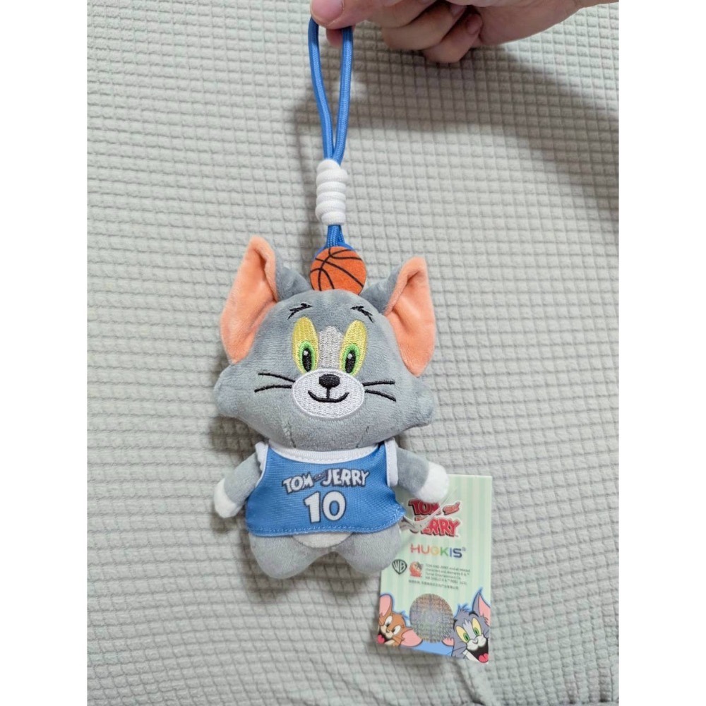 正版雷標 湯姆貓與傑利鼠 運動系列娃娃吊飾-細節圖4