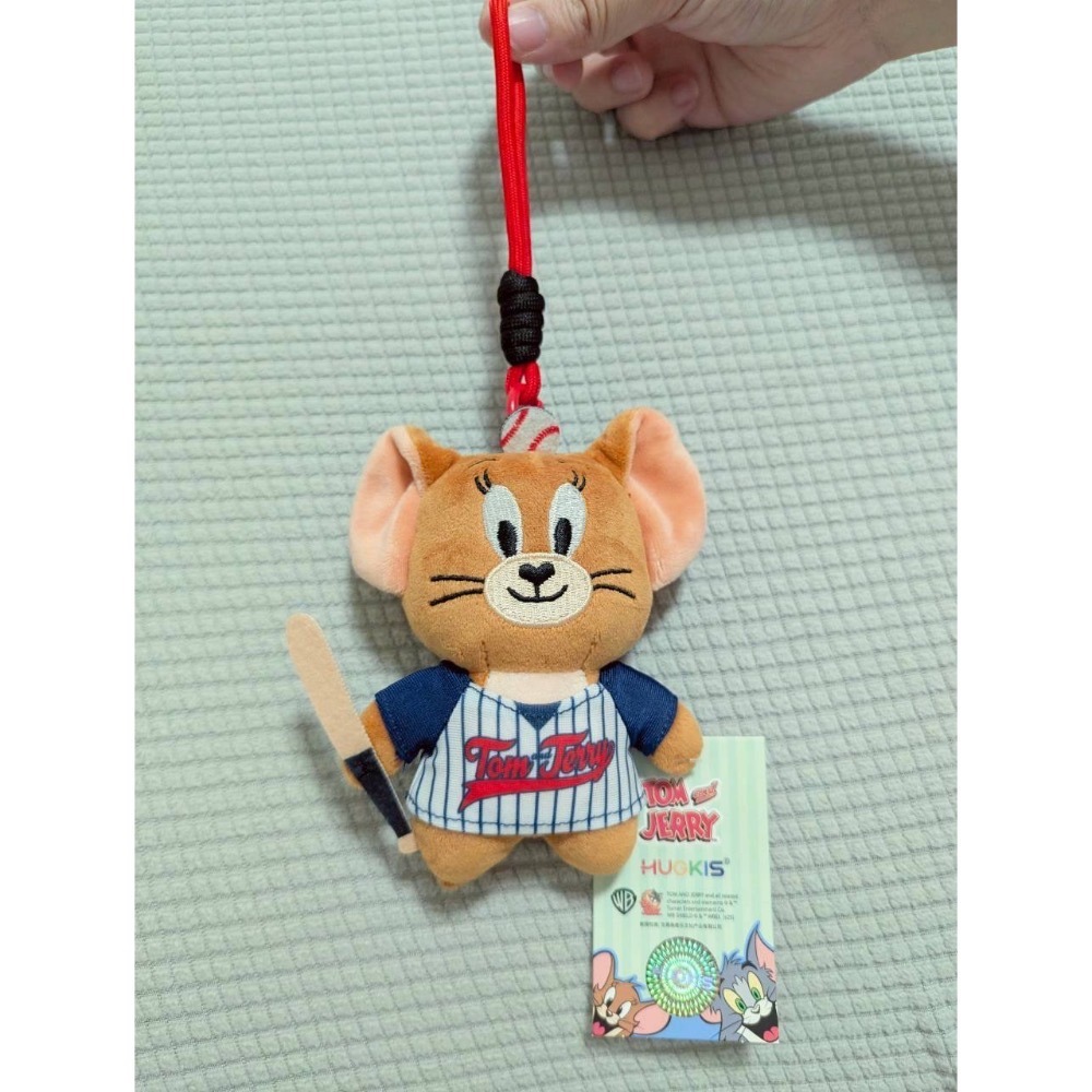正版雷標 湯姆貓與傑利鼠 運動系列娃娃吊飾-規格圖5