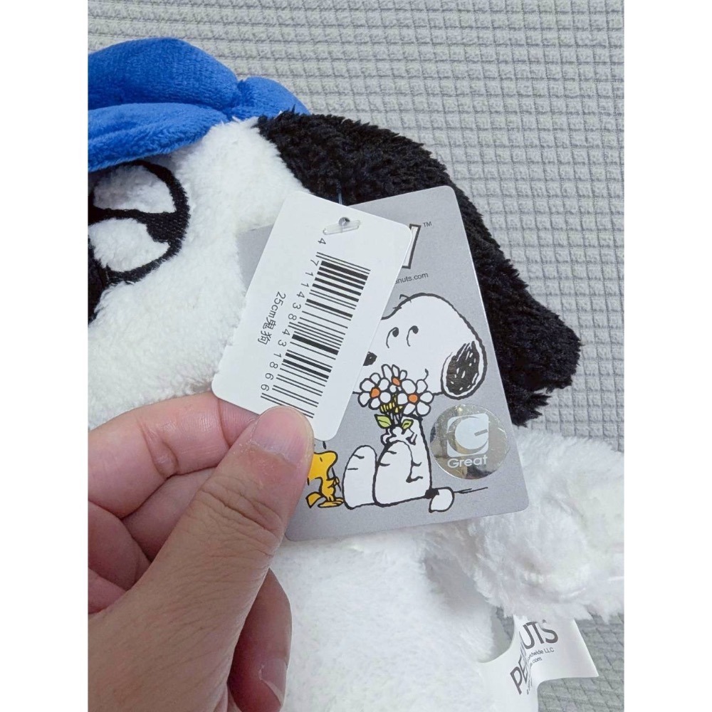 正版雷標 史努比snoopy 歐拉夫坐姿娃娃-細節圖3