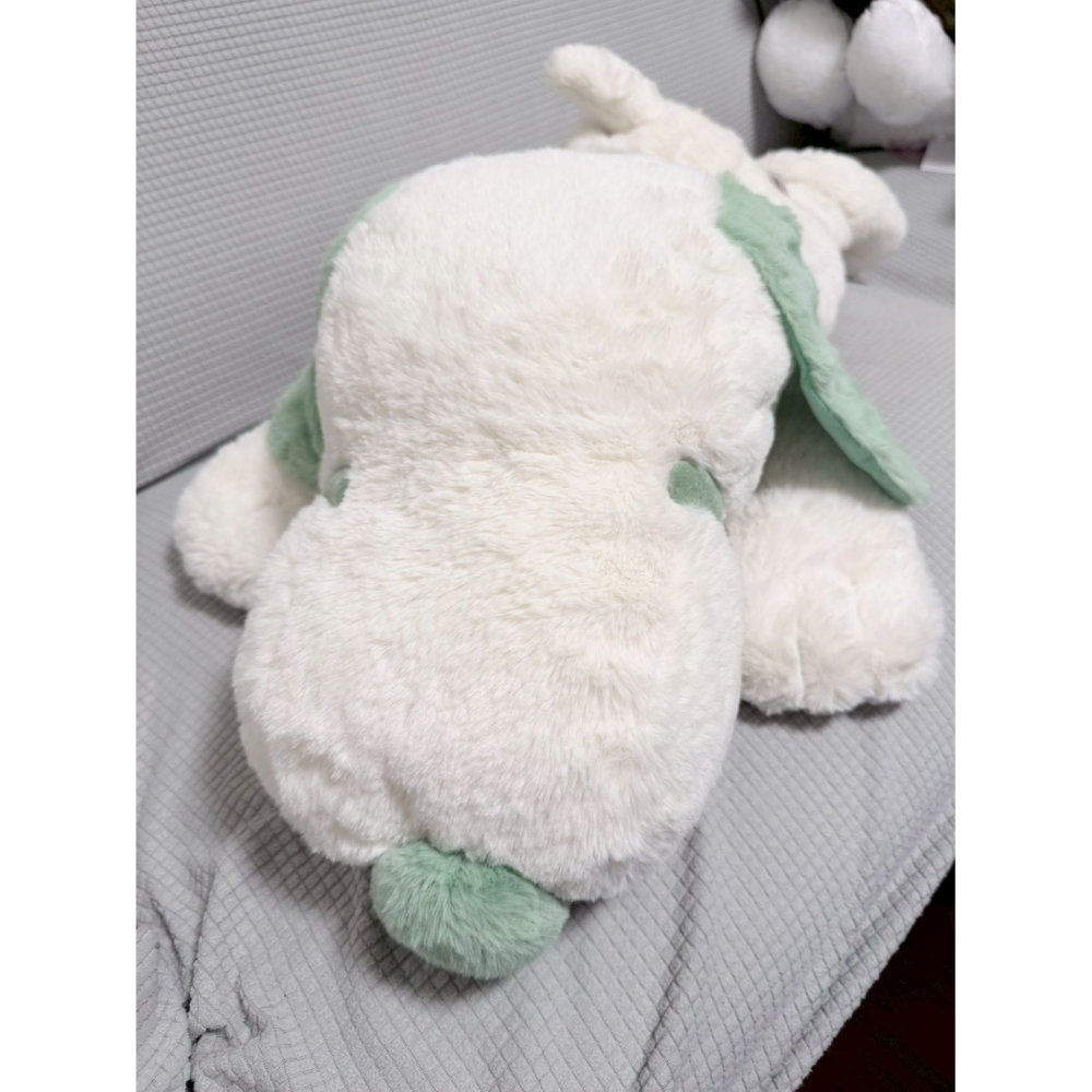 日本正版雷標 史努比 snoopy 趴姿大娃娃-細節圖3