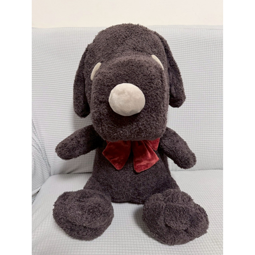 日本正版雷標 史努比 snoopy 特殊色 坐姿大娃娃 毛絨玩具-細節圖2