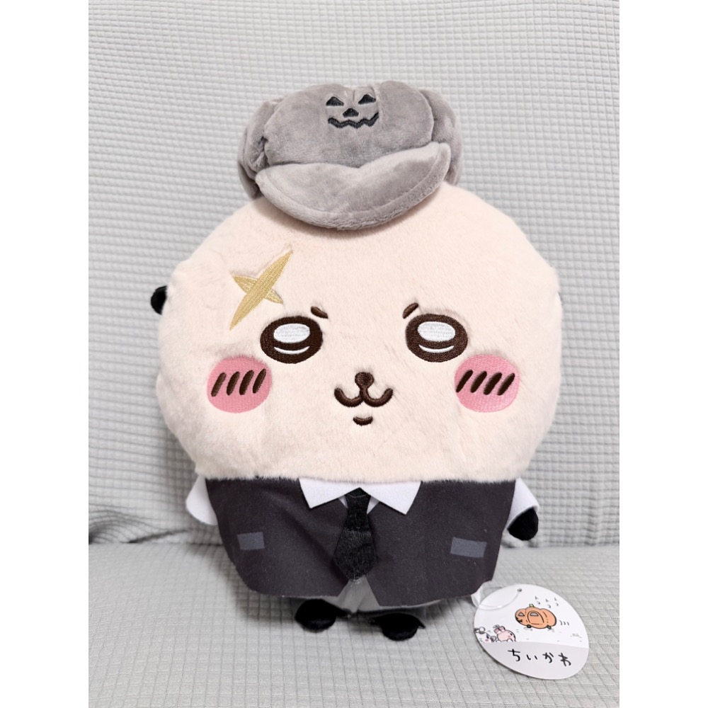 日本景品 chiikawa 吉伊卡哇 萬聖節景品 小桃 古本 師傅 大娃娃 毛絨玩具-細節圖2