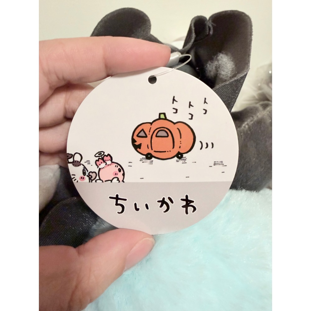 日本景品 chiikawa 吉伊卡哇 萬聖節景品 小桃 古本 師傅 大娃娃 毛絨玩具-細節圖5