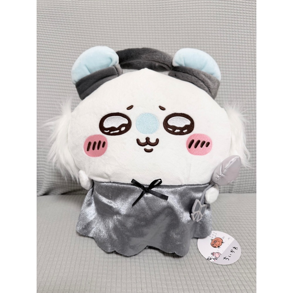 日本景品 chiikawa 吉伊卡哇 萬聖節景品 小桃 古本 師傅 大娃娃 毛絨玩具-細節圖4