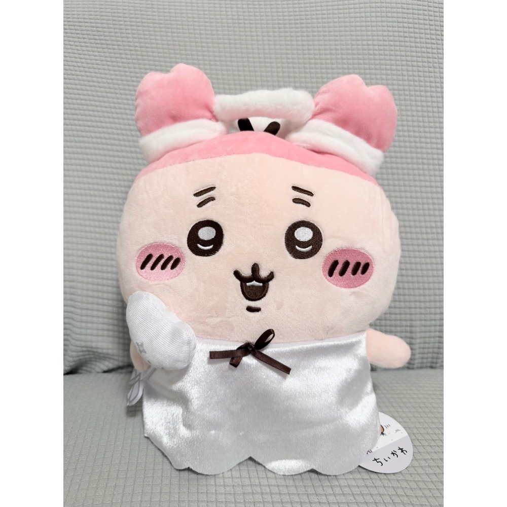 日本景品 chiikawa 吉伊卡哇 萬聖節景品 小桃 古本 師傅 大娃娃 毛絨玩具-細節圖3