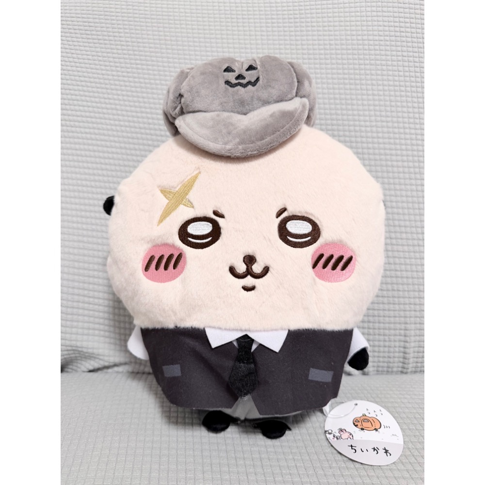 日本景品 chiikawa 吉伊卡哇 萬聖節景品 小桃 古本 師傅 大娃娃 毛絨玩具-規格圖6