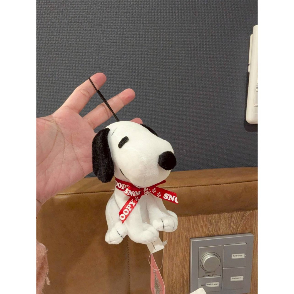 日本景品 史努比 snoopy 娃娃吊飾 毛絨玩具吊飾-細節圖2