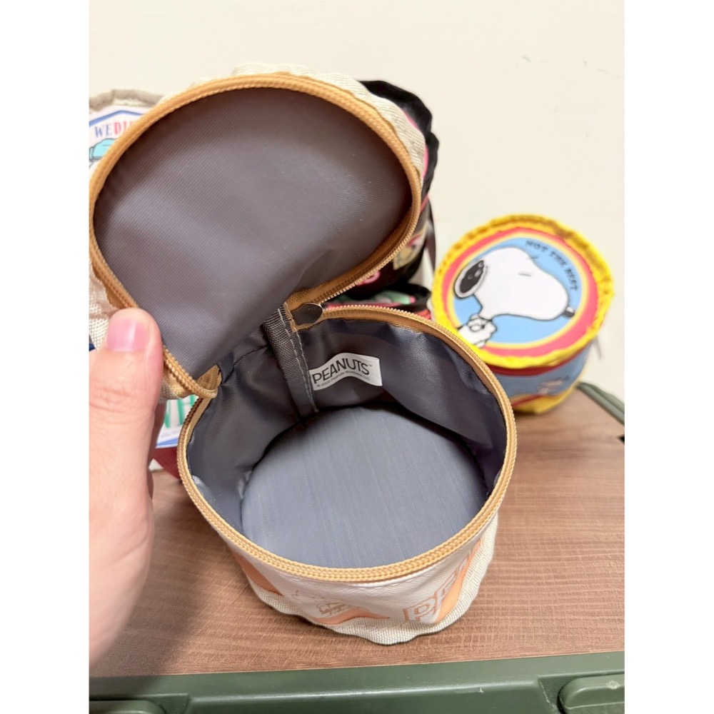 正版雷標 史努比 snoopy 圓筒零錢包-細節圖7