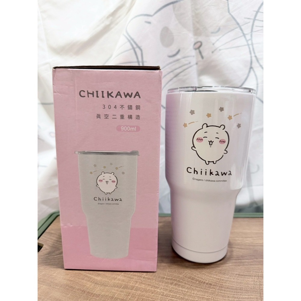 正版雷標 吉伊卡哇 隨行冰霸杯 900ml 保溫杯(吉伊/小桃)-細節圖2