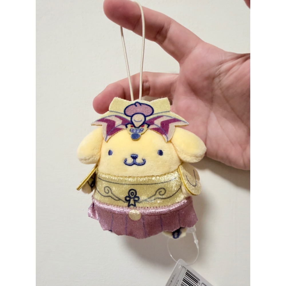 日本景品 三麗鷗 布丁狗 娃娃吊飾 毛絨吊飾-細節圖2