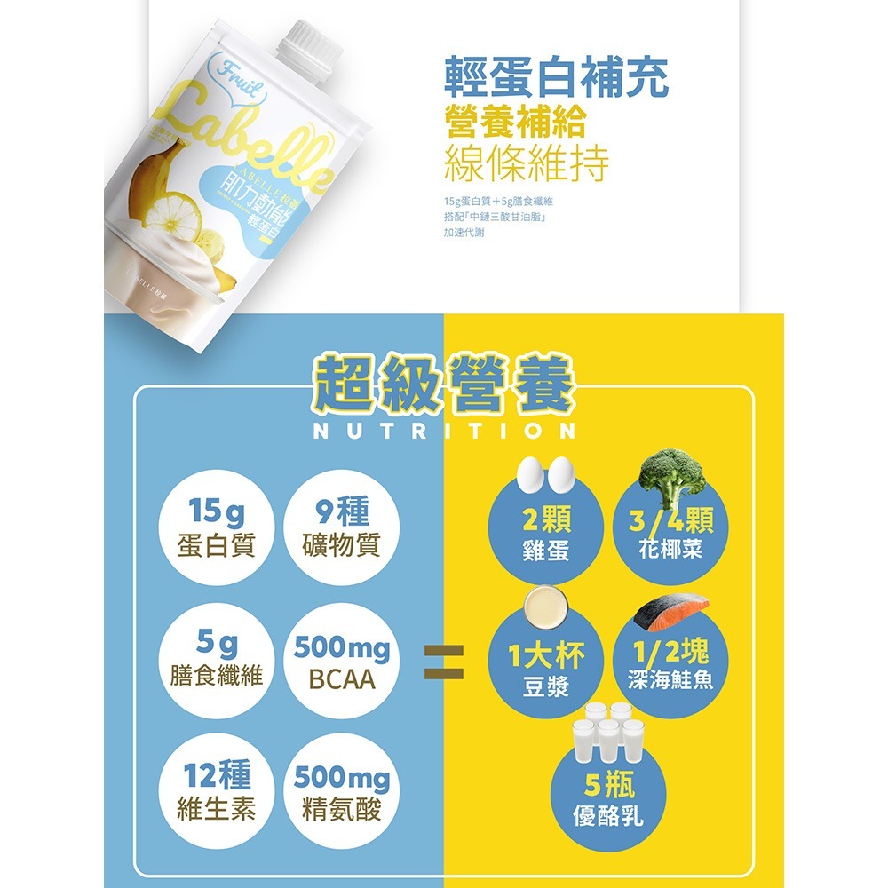 【Labelle 拉蓓】肌力動能輕蛋白（1盒6包）-細節圖4