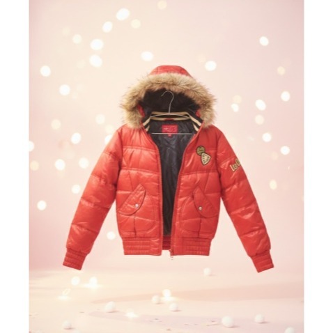 二手 Lee Cooper 紅色 羽絨外套-細節圖2