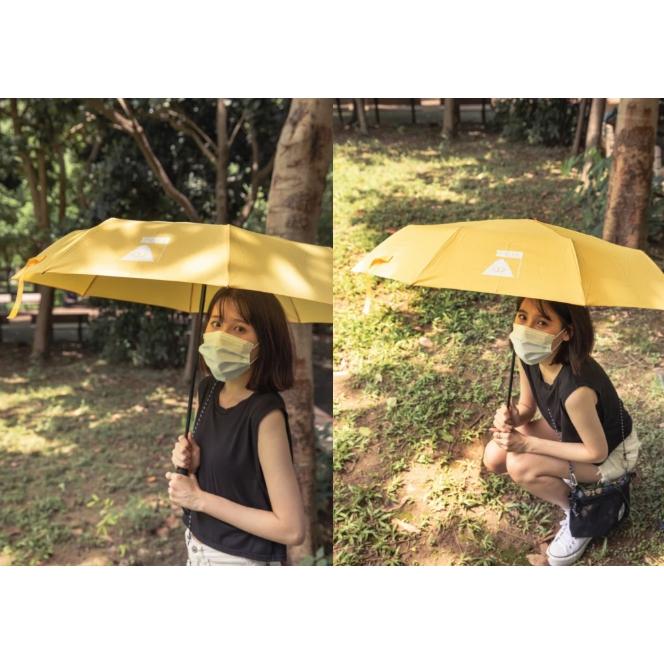 全新未拆 POLER 香蕉牛奶晴雨兩用摺疊傘-細節圖3