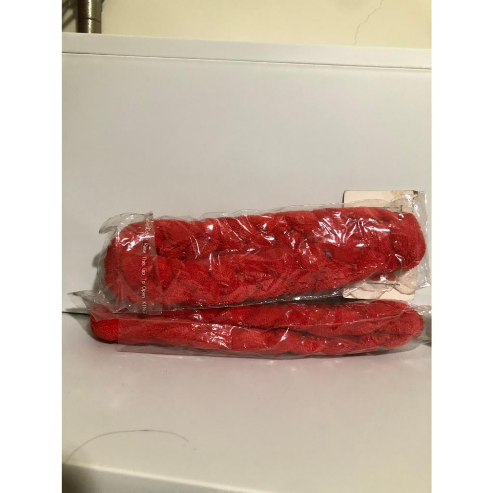 全新轉售 編織日常的美好 紅色絨面編織髮帶，點亮妳的自然新風格-細節圖2