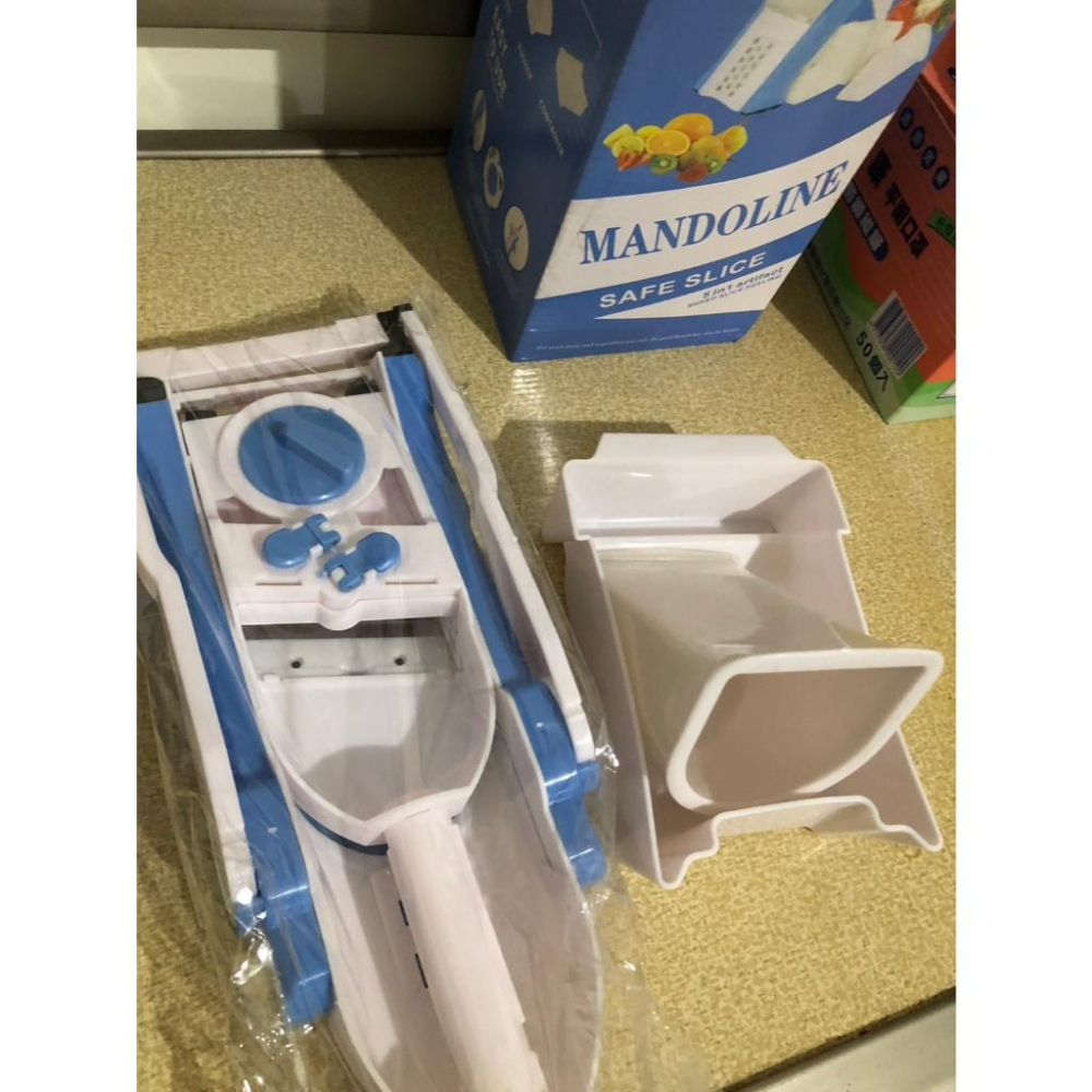 全新 Mandoline 料理多功能切菜機 — 讓備料成為一種療癒 手動切菜機切絲機-細節圖3