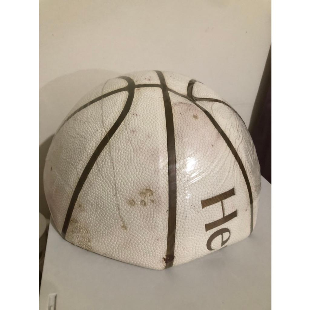 全新 軒尼詩 Hennessy x NBA 2021/2022 聯名限量版籃球 - 白底金邊-細節圖2