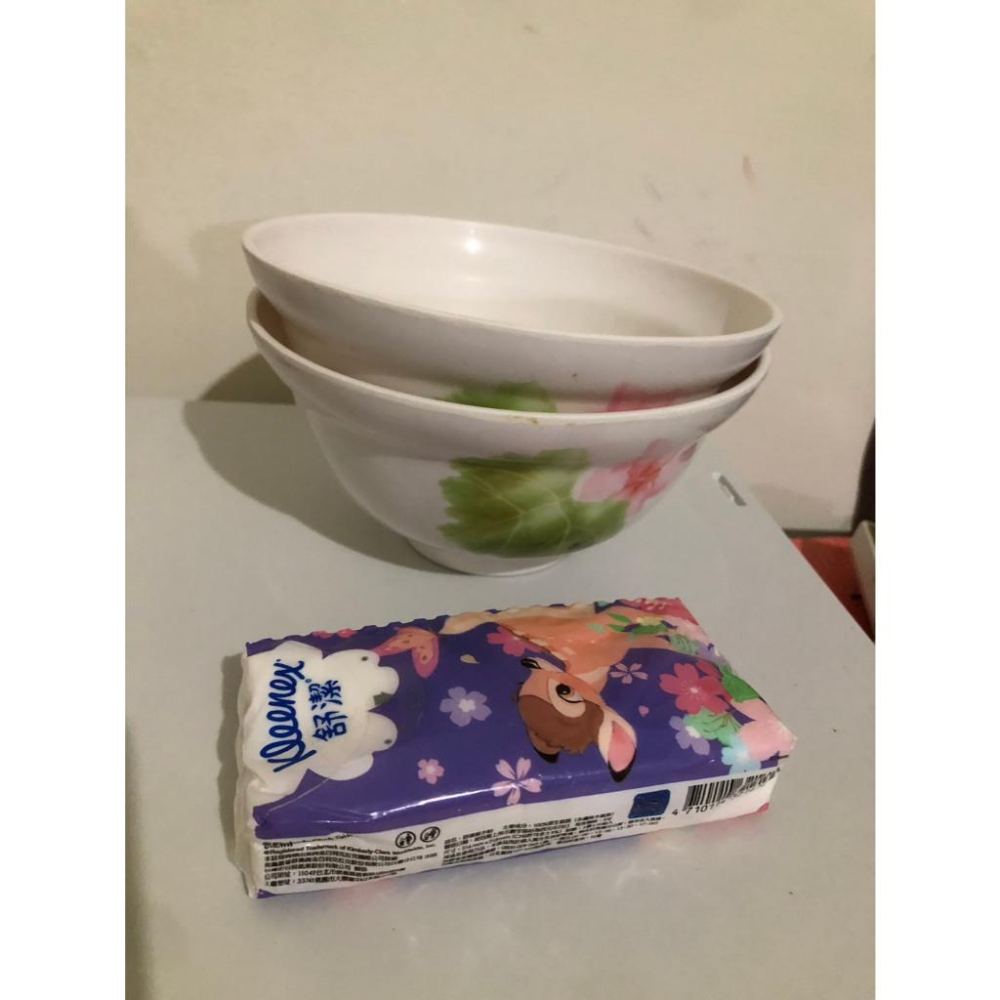 全新 台灣製造 彩荷日式波紋碗/美耐皿碗-細節圖3