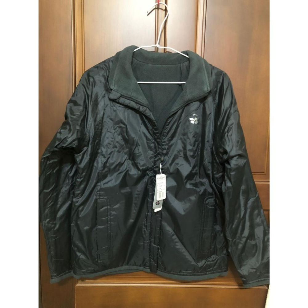 全新轉售 POLO UOMO 雙面穿機能外套｜輕盈保暖・率性百搭 (L號/極致黑)-細節圖3