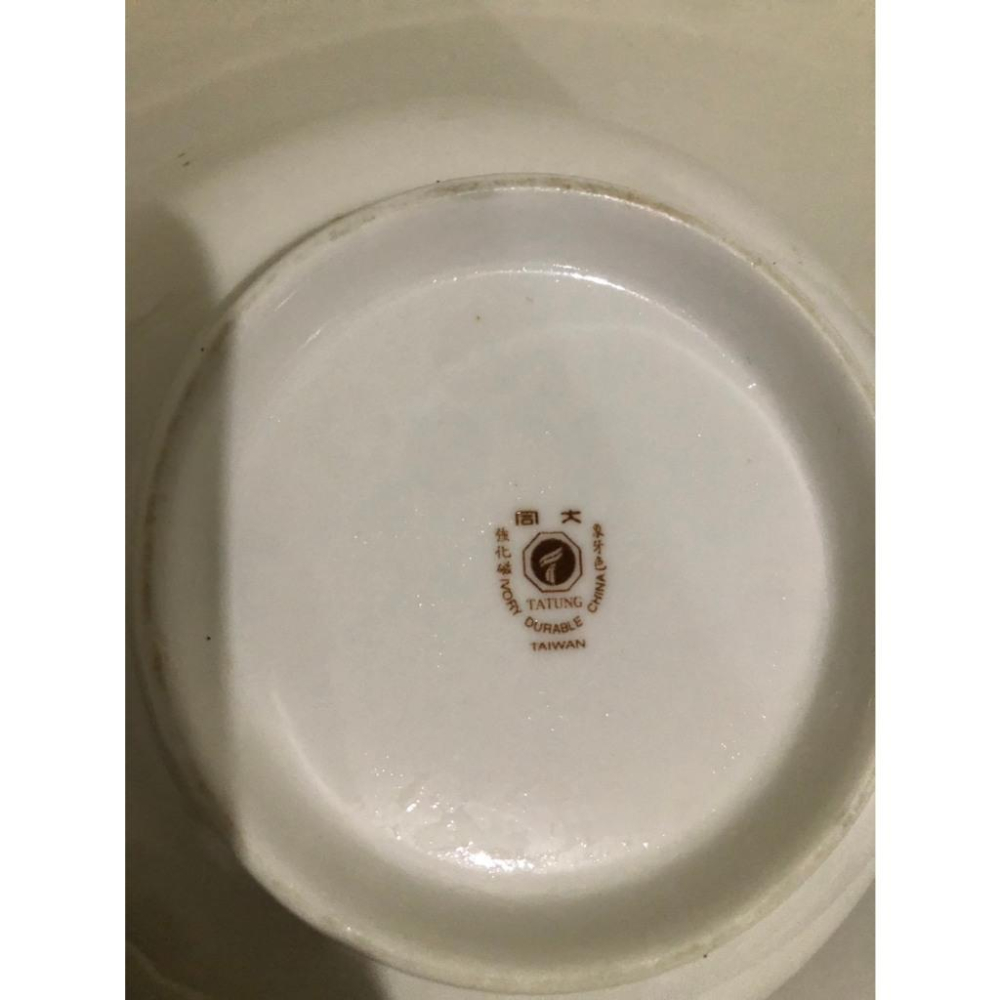 二手 大同 瓷器陶器 大同磁器 飯/湯/沙拉/麵碗-細節圖3