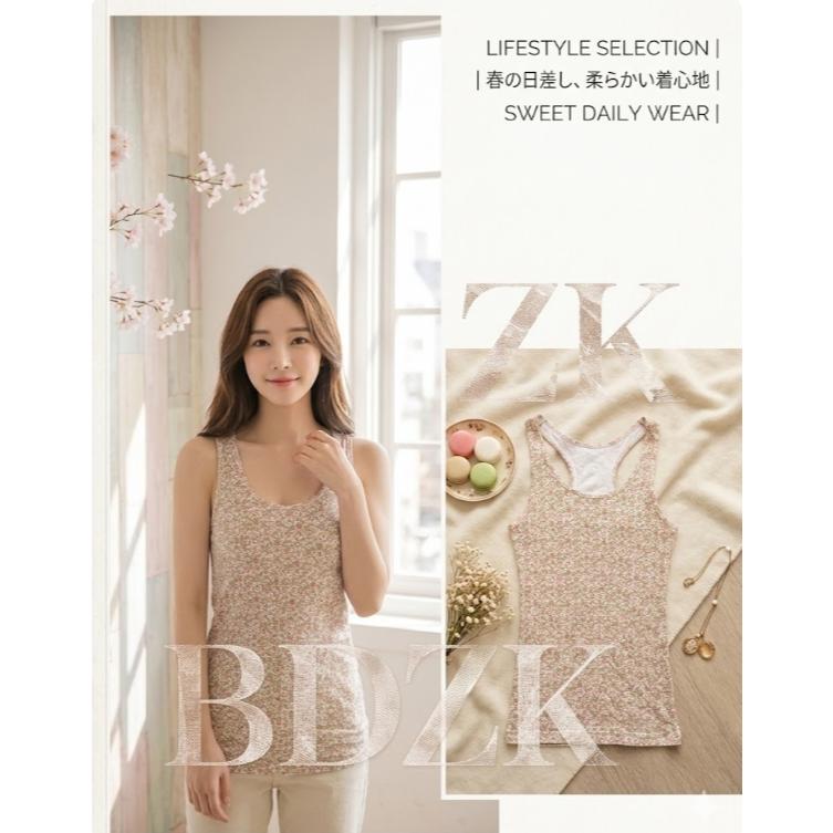 二手轉售 清新日常首選：日韓系細肩帶背心-細節圖3