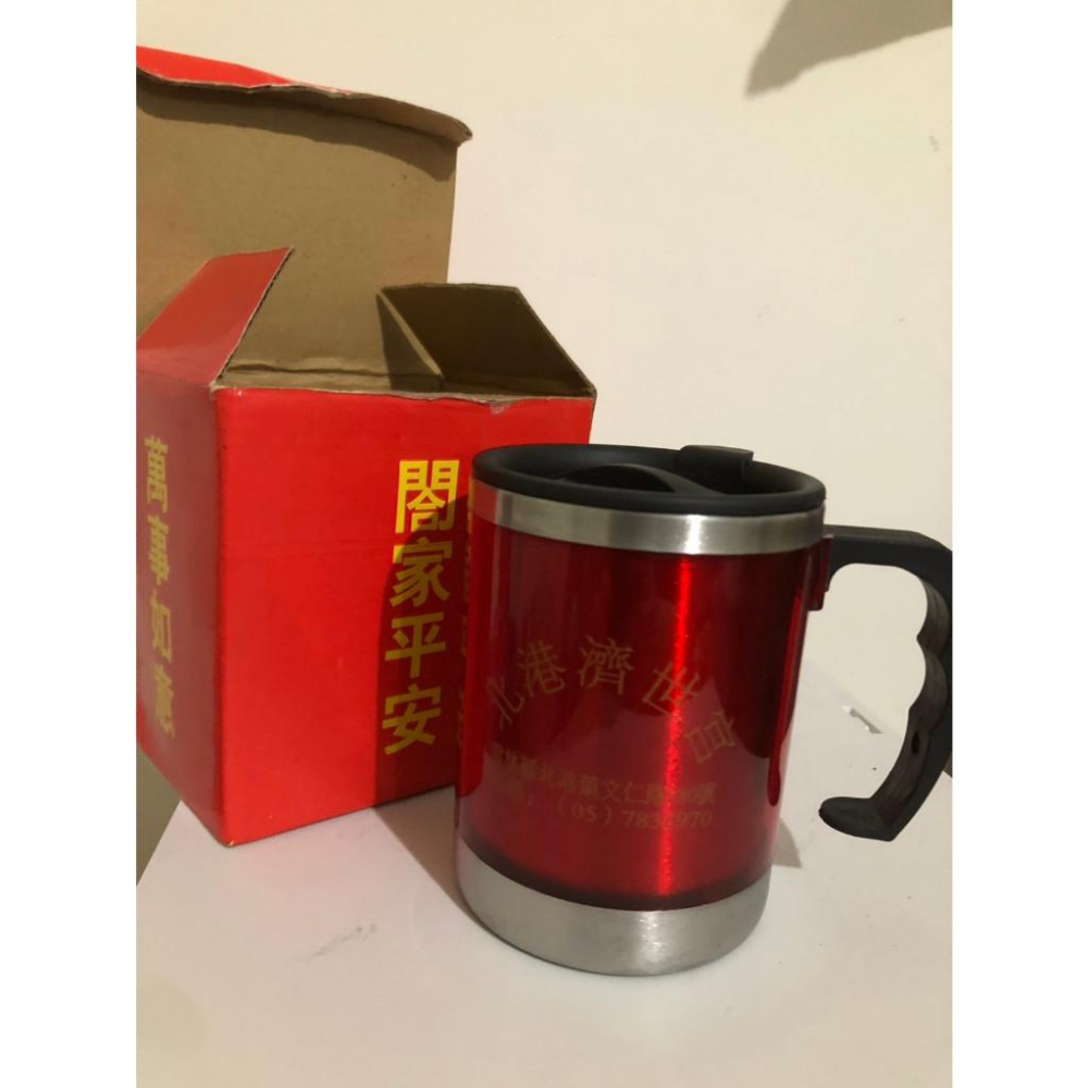 二手 紅福滿溢，平安隨行｜北港傳承・保溫隨行杯-細節圖2