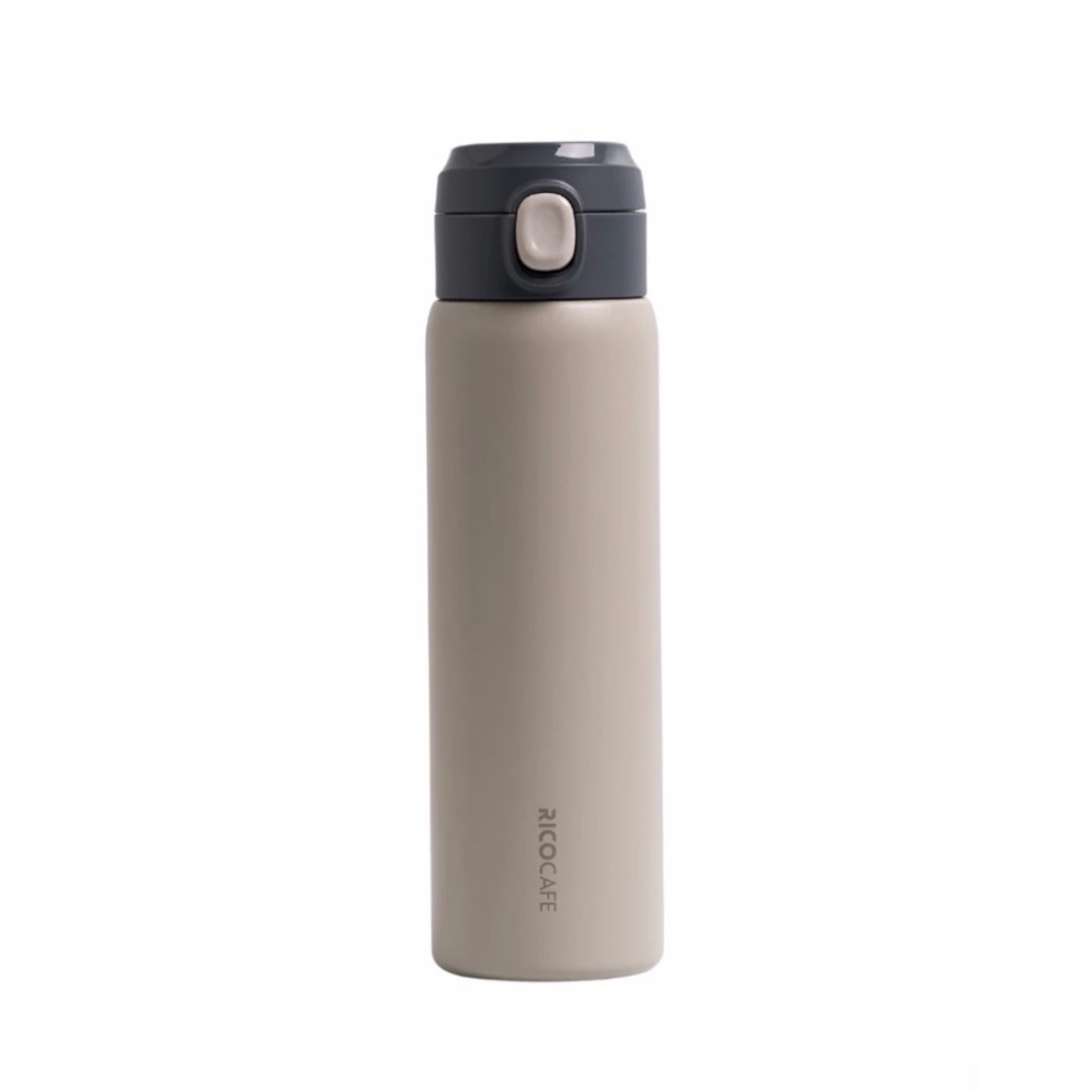 RICOCAFE One Touch 輕瓷彈跳保溫瓶 500ml｜一鍵開蓋・保冷保溫・隨行水瓶-規格圖10