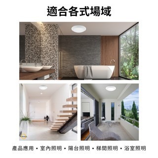 加贈快速接頭 億光 星庭 LED 10W/16W/22W 防水吸頂燈 浴室 燈陽台燈IP65-細節圖5