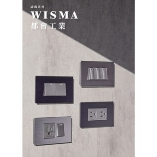 💯台灣製造 樹榮電工 威瑪系列 一按板螢光開關 WM-5718 57182A 附蓋板 Wisma 都會工業 插座-細節圖3